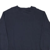 SPORTSWEAR Mens Navy Blue High Speed Graphic Crew Neck Sweatshirt M Cotton Blend