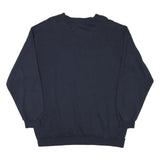 SPORTSWEAR Mens Navy Blue High Speed Graphic Crew Neck Sweatshirt M Cotton Blend