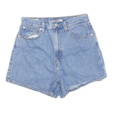 LEVI'S Womens Denim Blue Casual Shorts M W27 Classic Fit Cotton Blend