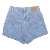 LEVI'S Womens Denim Blue Casual Shorts M W27 Classic Fit Cotton Blend