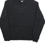 PUMA Mens Black Hoodie M Cotton Blend Pullover Classic Logo Design