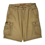 Lee Cargo Shorts - 34W 10L Beige Cotton