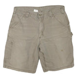 CARHARTT Mens Shorts Beige Casual L W38 Workwear Comfort Cotton Blend