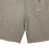 CARHARTT Mens Shorts Beige Casual L W38 Workwear Comfort Cotton Blend