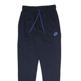 LOTTO Mens Joggers Navy Blue M W28 L30 Slim Tapered Cotton Blend Sportswear