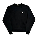 Champion Sweatshirt - Medium Black Cotton Blend