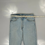 505 Levis Jeans - 34W 32L Light Wash Cotton