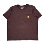 Carhartt T-Shirt - 2XL Brown Cotton