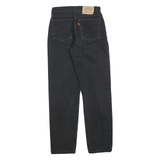 LEVI'S 882 02 Mens Black Regular Straight Denim Medium W29 L32 Zip Jeans