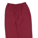 BLAIR Womens Relaxed Red Polyester Trousers W30 L24 Comfortable Casual