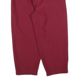 BLAIR Womens Relaxed Red Polyester Trousers W30 L24 Comfortable Casual