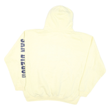 SHARK TEE Mens Yellow San Diego California Pullover Hoodie L Cotton Blend