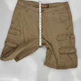 Lee Cargo Shorts - 36W 11L Brown Cotton