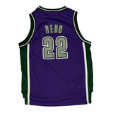 Age 12-13 Milwaukee Bucks Reebok Nba Jersey - Large Purple Polyester