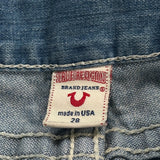 True Religion Boot Cut Jeans - 30W UK 8 Blue Denim