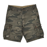 Signature Camo Cargo Shorts - 34W 11L Camo Cotton