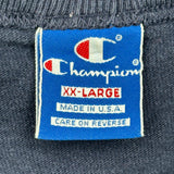 Authentic Athletic Apparel Champion Single Stitch T-Shirt - 2XL Blue Cotton