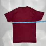 Santa Cruz T-Shirt - Small Burgundy Cotton