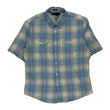 Tommy Hilfiger Checked Short Sleeve Shirt - Large Multicoloured Cotton