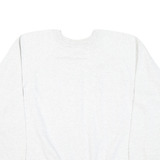 ONEITA Mens Grey Pullover Crew Neck Sweatshirt XL Media Spot Print