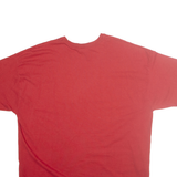 RUSSELL ATHLETIC Mens Red Elyria Volleyball Graphic T-Shirt 2XL Short Sleeve