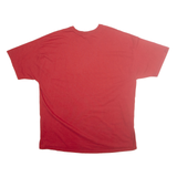 RUSSELL ATHLETIC Mens Red Elyria Volleyball Graphic T-Shirt 2XL Short Sleeve