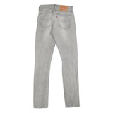 LEVI'S 505C Womens Jeans Grey Slim Skinny Denim W25 L32 Distressed
