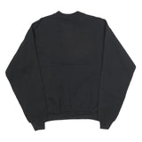 DICKIES Womens Black Sweatshirt L Cotton Blend Crew Neck Logo Pullover