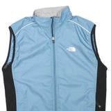 THE NORTH FACE Womens Blue & Black Lightweight Polyester Blend Outdoor Jacket M