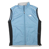 THE NORTH FACE Womens Blue & Black Lightweight Polyester Blend Outdoor Jacket M