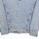 LEVI'S Mens Blue Denim Jacket M Cotton Classic Button Closure Western Style