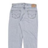 LEVI'S Mens Regular Fit Blue Denim Jeans W34 L29 Classic Cotton Blend Zip