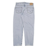 LEVI'S Mens Regular Fit Blue Denim Jeans W34 L29 Classic Cotton Blend Zip