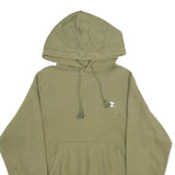 CHAMPION REVERSE WEAVE Mens Green Pullover Hoodie S Comfortable Cotton Blend