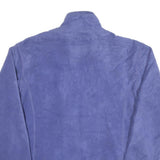 NORTH END Mens Blue Jacket M Polyester Blend Zip Fleece Plain Casual Outerwear