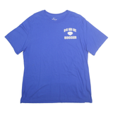 NIKE Mens Blue HSE Soccer Graphic T-Shirt XL Short Sleeve Crew Neck Cotton