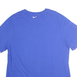 NIKE Mens Blue HSE Soccer Graphic T-Shirt XL Short Sleeve Crew Neck Cotton