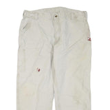 CARHARTT Mens Regular Fit Beige Workwear Trousers W40 L28 Durable Cotton Blend