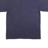 COTTON DELUXE Mens Navy Blue Big Ten Conference Short Sleeve Polo Shirt L