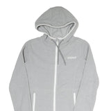 ATHLETIC XPRESS Womens Grey Hooded Zip Jacket S Polyester Blend Casual