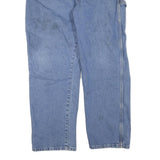 DICKIES Mens Jeans Blue Regular Straight Denim Medium W38 L30 Workwear Zip