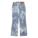 LEVI'S 517 Bootcut Womens Jeans Blue Cotton Blend Regular W26 L30 Bleach Effect