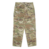 AMERICAN APPAREL Mens Cotton Blend Regular Cargo Trousers W34 L32 Camouflage