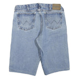 WRANGLER Mens Denim Blue Casual Shorts L W36 Classic Cotton Blend Pockets