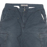 DICKIES Mens Shorts Blue Cargo Cotton Blend 2XL W34 Workwear Utility