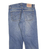 LEVI'S 521 02 Mens Jeans Blue Regular Straight Denim Medium W36 L28 Casual