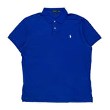 Polo By Ralph Lauren Slim Fit Polo Shirt - XL Blue Cotton
