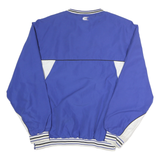 COLOSSEUM ATHLETICS Mens Blue & White ISU Pullover L Sweatshirt V-Neck Athletic