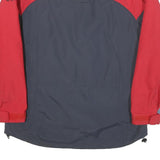 COLUMBIA Womens Red & Grey Outdoor Jacket L Polyester Blend Zip Winter Wear