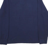 CHAPS Mens Blue Plain Pullover Crew Neck Basic Knit XL Cotton Jumper